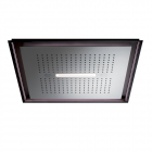 Врезной потолочный верхний душ с каскадом и LED-подсветкой Newform 67902 05.093 хром, матовый черный