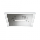 Врезной потолочный верхний душ с каскадом и LED-подсветкой Newform 67906 05.014 хром, матовый белый