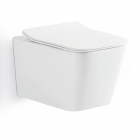 Підвісний безободковий унітаз із сидінням soft-close Devit Linea 3040120 білий