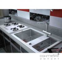 Кухонная мойка Zorg GL 8051-2 WHITE