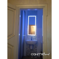 Прямоугольное зеркало с LED подсветкой Liberta Boca 1400x1200 подсветка на стену полная, подогрев