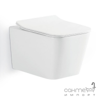 Підвісний безободковий унітаз із сидінням soft-close Devit Linea 3040120 білий