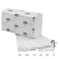 Листовые полотенца сложения Multifold, супер мягкие Premium для общественных санузлов Tork Xpress 100288 белые