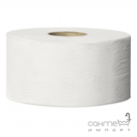 Туалетний папір двошаровий, джамбо, міні-рулони Tork 120280 білий