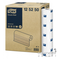 Одноразові двошарові паперові простирадла Tork Advanced 125250