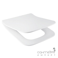 Сидіння для унітазу softclose slim дюропласт Q-tap Crow QT99SC2170W біле