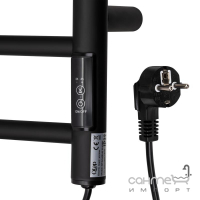 Електрична сушка для рушників з таймером Q-tap Evia QTEVIBLA11120R матовий чорний