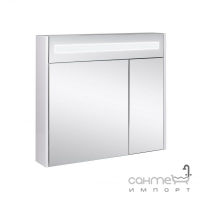 Зеркальный шкафчик с подсветкой Q-tap Robin QT1377ZP8001W белый