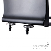 Сидіння для унітазу softclose slim дюропласт Qtap Tern QT99HY2238MB матове чорне