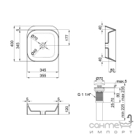 Раковина на столешницу Qtap Scorpio QT14112241W белая