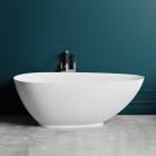 Окремостояча ванна зі штучного каменю Salini Paola 160 S-Stone матова біла