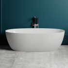 Отдельностоящая ванна из искусственного камня Salini Alda Nuova 160x80 S-Stone матовая белая