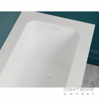 Ванна зі штучного каменю Salini Orlando Vasta Kit 190 S-Sense глянсова біла