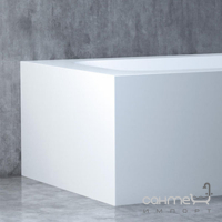 Бічна панель із штучного каменю S-Sense для ванни Salini Orlando/Ornella 70 біла