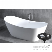 Отдельностоящая ванна из искусственного камня Salini Noemi 170 S-Sense глянцевая белая