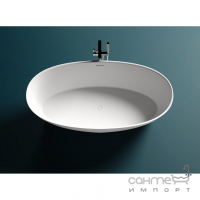 Окремостояча ванна зі штучного каменю Salini Alda Nuova 160x70 S-Sense глянсова біла