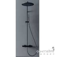 Душевая стойка с смесителем-термостатом Treemme Shower 6581NN матовая черная