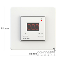 Терморегулятор з датчиком температури та дисплеєм Terneo St кольору в асортименті