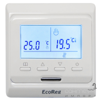 Терморегулятор для систем теплої підлоги EcoReg М6.716 (RTC-51) білий