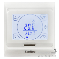 Терморегулятор для систем теплої підлоги EcoReg M9.716 білий