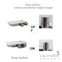 Душова стійка Ravak Termo Stop з термостатичним змішувачем та душовою лійкою X070161 хром, білий