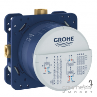 Душевая система скрытого монтажа с термостатом Grohe Grohtherm SmartControl 26405SC1 хром