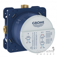 Душова система прихованого монтажу з термостатом Grohe Grohtherm SmartControl 26415SC1 хром
