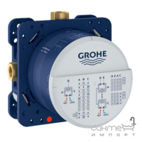 Душова система прихованого монтажу з термостатом Grohe Grohtherm SmartControl UA26415SC1 хром