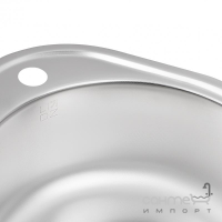 Кухонна мийка Lidz 4843 0.6mm Decor LIDZ484306DEC180 нерж. сталь декор