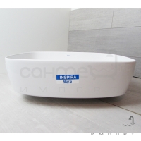 Раковина с керамической накладкой для донного клапана Roca Inspira Soft A327500000