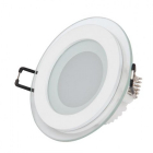 Врезной светодиодный точечный светильник Horoz Electric Clara-6 6W 6400K 016-016-0006 белый