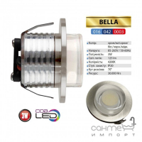 Точечный светильник встраиваемый Horoz Bella LED 3W 4200K 125lm (цвета в ассортименте)