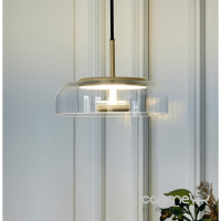 Підвісний LED-світильник Shoploft Jellyfish Gold/Clear D23 золото/прозоре скло