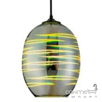 Светильник подвесной с 3D-эффектом овальный Horoz Laser 021-004-0002-010 E27 250V, хром
