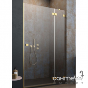 Двері для душової кабіни Radaway Essenza Pro Gold DWJ 10099130-09-01R золото, прозоре скло, правостороння