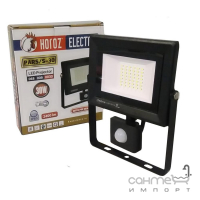 Светодиодный прожектор с датчиком движения Horoz Electric Pars/S-30 068-009-0030-010 LED 30W 6400K 2400lm