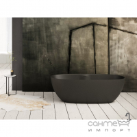 Окрема ванна з литого каменю PAA Bella 1705x800 Graphite графіт
