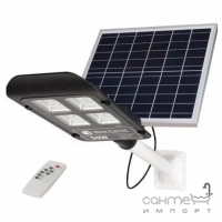 Консольный светильник на солнечной батарее с пультом ДУ Horoz Electric Laguna-50 LED 50W 950lm, черный