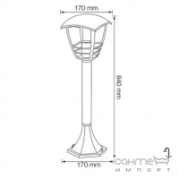 Стовпчик вуличний Horoz Electric Nar-5 075-016-0005-010 E27 60W