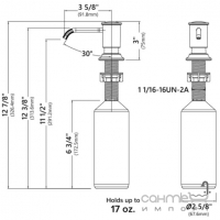 Дозатор для жидкого мыла Kraus KSD-80CH хром