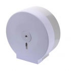 Настінний диспенсер для туалетного паперу Hotec HS-201-1(618) - ABS (пластик білий)