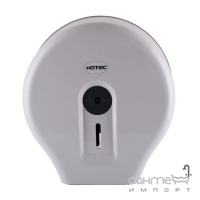 Настінний диспенсер для туалетного паперу Hotec 14.201-ABS (пластик білий)