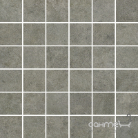 Керамогранит мозаика StarGres Qubus Dark Grey Mosaic Squares Rect 300x300