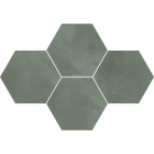 Керамограніт гексагон StarGres Town Grey Mosaic Hexagon Rect 283x408