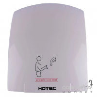 Электросушилка для рук сенсорная (220В, 1800Вт) Hotec 11.302 ABS White (белый пластик)