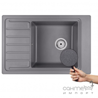 Кухонна мийка Q-tap CS QTCS7751GRE Grey