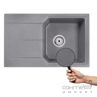 Кухонна мийка Q-tap MS QTMS7849GRE Grey