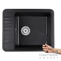 Кухонная мойка Q-tap QT6250BLA404 Black