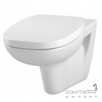 Сидіння для унітазу Cersanit Facile CSSD1003383615 дюропластове, антибактеріальне, білий