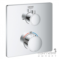 Термостатичний змішувач для ванни/душу GROHE Grohtherm Thermostatic 24080000 на два споживачі